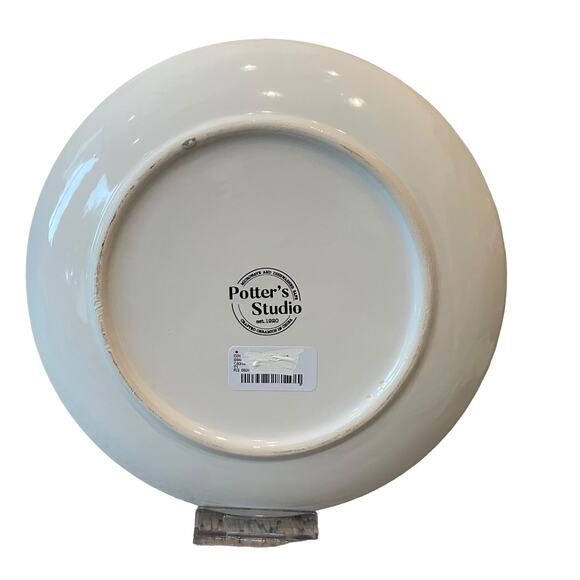 Potter's Studio Halloween HAUNTED HOUSE Salad Plates Set of 4 Witch Ghost New - Picture 7 of 10